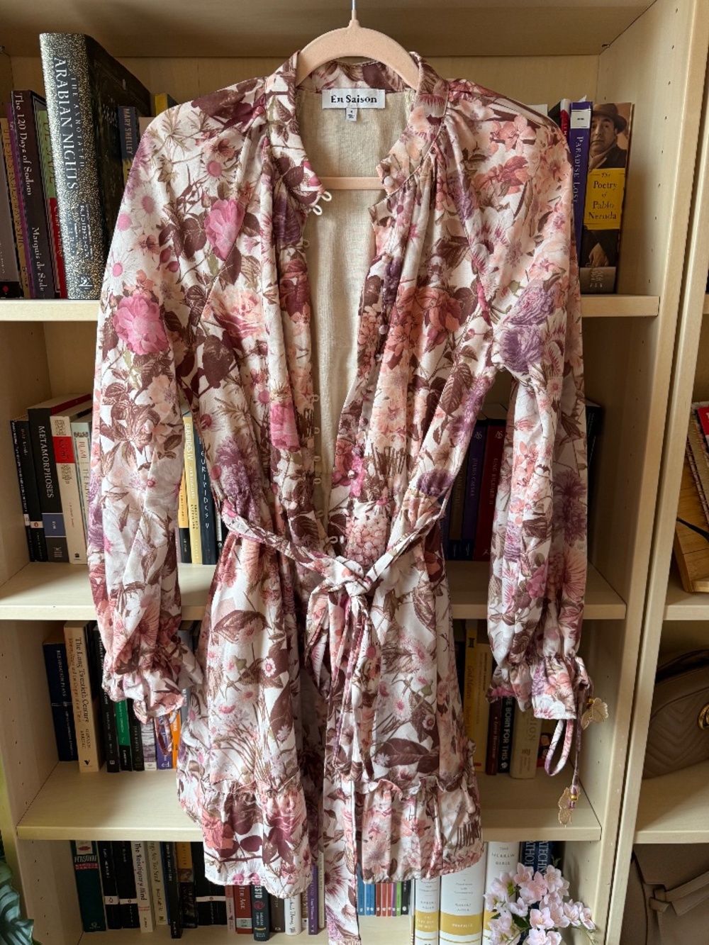 Amoret Floral Long Sleeve Minidress